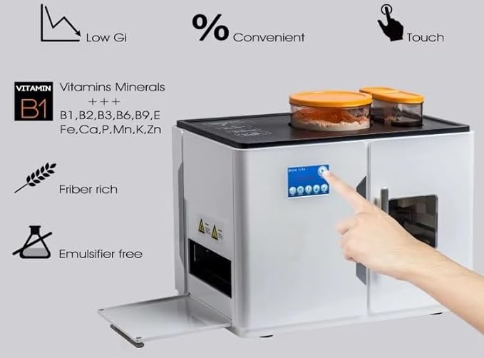 Fully Automatic Roti Maker with Touchscreen - One-Click 20-Piece Batch for Roti, Chapati, Tortilla & Pancake - Adjustable Thickness