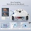 Roborock Qrevo Edge S5A Robot Vacuum and Mop, 18,500Pa, Zero-Tangling, DuoDivide Main Brush, FlexiArm Side Brush, Hot Water Mop Washing & Self-Cleaning, Warm Air Drying, Self-Emptying, White