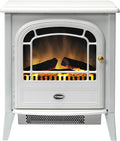 Dimplex Club Optiflame Electric Stove, Freestanding Electric Fire with Artificial Logs, LED Flame Effect, 2kW Fan Heater, 1000/2000 Watt Heat Settings and Remote Control